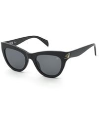 Blumarine - Sbm904 700 Sunglasses Acetate Smoke Cat Eye Normal - Lyst
