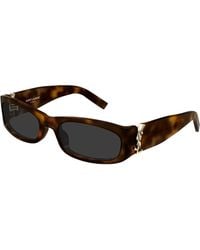 Saint Laurent - Sl M152 003 Sunglasses Acetate Squared - Lyst