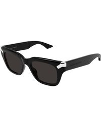 McQueen - Am0439S 001 Sunglasses Acetate Squared - Lyst