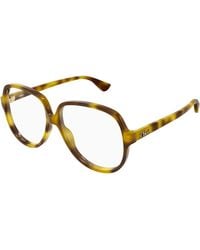 Chloé - Ch0391O 002 Optical Frames Acetate Transparent Squared - Lyst