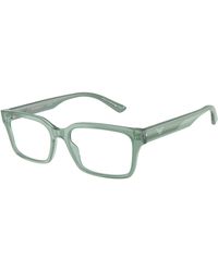 Emporio Armani - Ea3244 6176 Optical Frames Acetate Squared Normal - Lyst