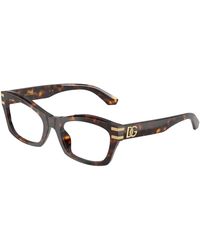 Dolce & Gabbana - Dg3420 502 Optical Frames Acetate Transparent Butterfly Normal - Lyst
