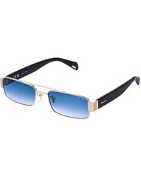 Police - Splr95 Invictus 1 349 Sunglasses Metal Squared Normal Nuanced - Lyst