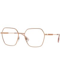 Burberry - Be1381 1337 Optical Frames Steel Geometric Normal - Lyst