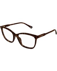 Chloé - Ch0318O 002 Optical Frames Acetate Transparent Squared - Lyst