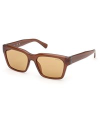 Guess - Gu00299 50E Sunglasses Injected Squared Normal - Lyst