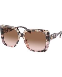 Michael Kors - Mk2183U Mallorca 334513 Sunglasses Acetate Squared Normal Shaded - Lyst