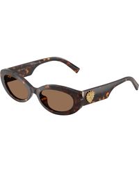 Dolce & Gabbana - Dg4537 502/73 Sunglasses Acetate Round Normal - Lyst