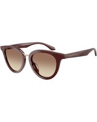 Giorgio Armani - Ar8252U 639913 Sunglasses Acetate Round Normal Nuanced - Lyst