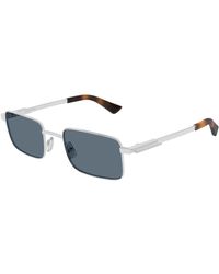 Bottega Veneta - Bv1469S 002 Sunglasses Metal Squared - Lyst