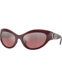 Versace - Ve4485 54877E Sunglasses Injected Cat Eye Normal Shaded - Lyst