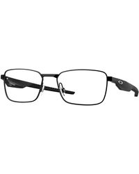 Oakley - Ox3140 Steakhouse 314001 Optical Frames Metal Transparent Squared Normal - Lyst