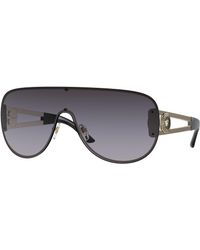 Versace - Ve2166 12528G Sunglasses Metal Pilot Normal Shaded - Lyst