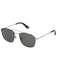 Police - Spl996E Origins Lite 2 588P Sunglasses Metal Squared Polarized Shaded - Lyst