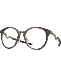 Oakley - Ox8181 Cognitive R 818102 Optical Frames Titanium Round Normal - Lyst