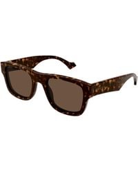Gucci - Gg1427S 003 Sunglasses Acetate Squared Normal - Lyst