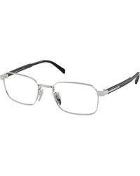 Prada - Pr C50Vd 1Bc1O1 Optical Frames Metal Pillow Normal - Lyst