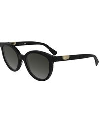 Longchamp - Lo773S 001 Sunglasses Acetate Round Normal - Lyst
