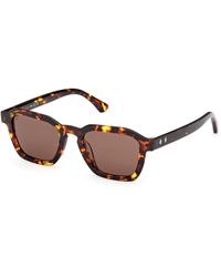 Web - We0392 55E Sunglasses Acetate Squared Normal - Lyst