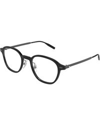 Montblanc - Mb0426O 001 Optical Frames Injected Transparent Round - Lyst