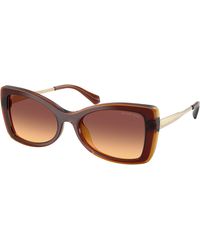 Michael Kors - Mk2272U Malaga 311378 Sunglasses Injected Butterfly Normal Nuanced - Lyst