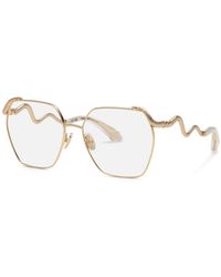 Roberto Cavalli - Vrc103 300 Optical Frames Metal Geometric - Lyst