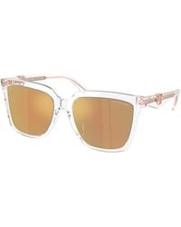 Michael Kors - Mk2256U Menaggio 3015N0 Sunglasses Acetate Squared Polarized Mirror - Lyst