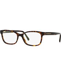 Burberry - Be2201 3002 Optical Frames Acetate Squared Normal - Lyst