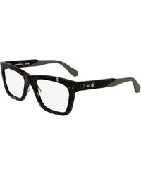 Calvin Klein - Ckj25615 242 Optical Frames Acetate Squared Normal - Lyst