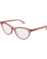 Gucci - Gg2112O 003 Optical Frames Acetate Transparent Cat Eye - Lyst