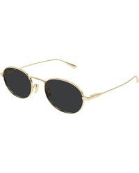 Saint Laurent - Sl 799 003 Sunglasses Metal Round - Lyst
