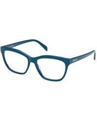 PUCCI - Ep5242 090 Optical Frames Acetate Squared Normal - Lyst