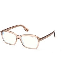 Tom Ford - Ft6129-B 045 Optical Frames Acetate Squared Normal - Lyst