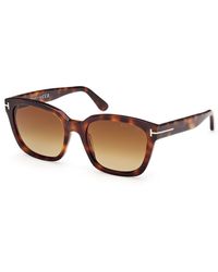 Tom Ford - Ft1216 Haylay 53F Sunglasses Acetate Squared Normal - Lyst