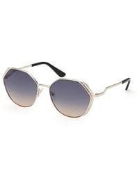 Guess - Gu7842-S 33W Sunglasses Metal Geometric Normal - Lyst