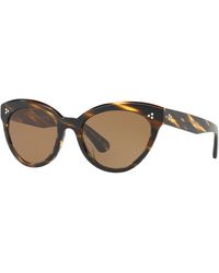 Oliver Peoples - Ov5355Su Roella 100383 Sunglasses Acetate Cat Eye Polarized - Lyst