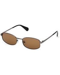 MAX&Co. - Mo0135 08J Sunglasses Metal Roviex Round Normal - Lyst
