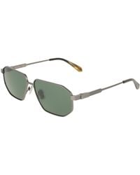 Ferragamo - Sf340S 071 Sunglasses Titanium Squared Normal - Lyst