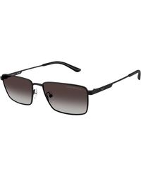 Emporio Armani - Ea2169 30018G Sunglasses Metal Squared Normal Shaded - Lyst