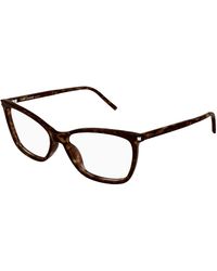 Saint Laurent - Sl 834 006 Optical Frames Acetate Transparent Cat Eye - Lyst