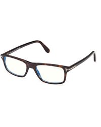 Tom Ford - Ft6119-B 052 Optical Frames Acetate Squared Normal - Lyst