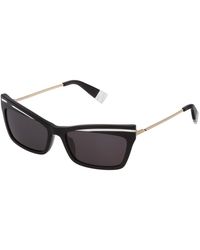 Furla - Sfu348 0700 Sunglasses Acetate Squared Normal - Lyst