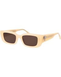 Palm Angels - Peri056 Yosemite 1764 Sand Sunglasses Acetate Squared Normal - Lyst
