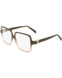 Ferragamo - Sf3058 234 Optical Frames Acetate Squared Normal - Lyst