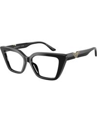 Emporio Armani - Ea3273U 5017 Optical Frames Acetate Cat Eye Normal - Lyst