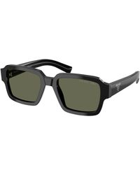 Prada - Pr 02Zs 1Ab03R Sunglasses Acetate Squared Polarized - Lyst