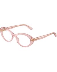Dolce & Gabbana - Dg3450 3148 Optical Frames Acetate Transparent Round Normal - Lyst