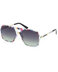 PUCCI - Ep0238 99B Sunglasses Metal Squared Normal - Lyst