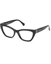 Max Mara - Mm5228 001 Optical Frames Acetate Cat Eye Normal - Lyst