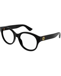 Gucci - Gg1580O 001 Optical Frames Injected Transparent Round - Lyst